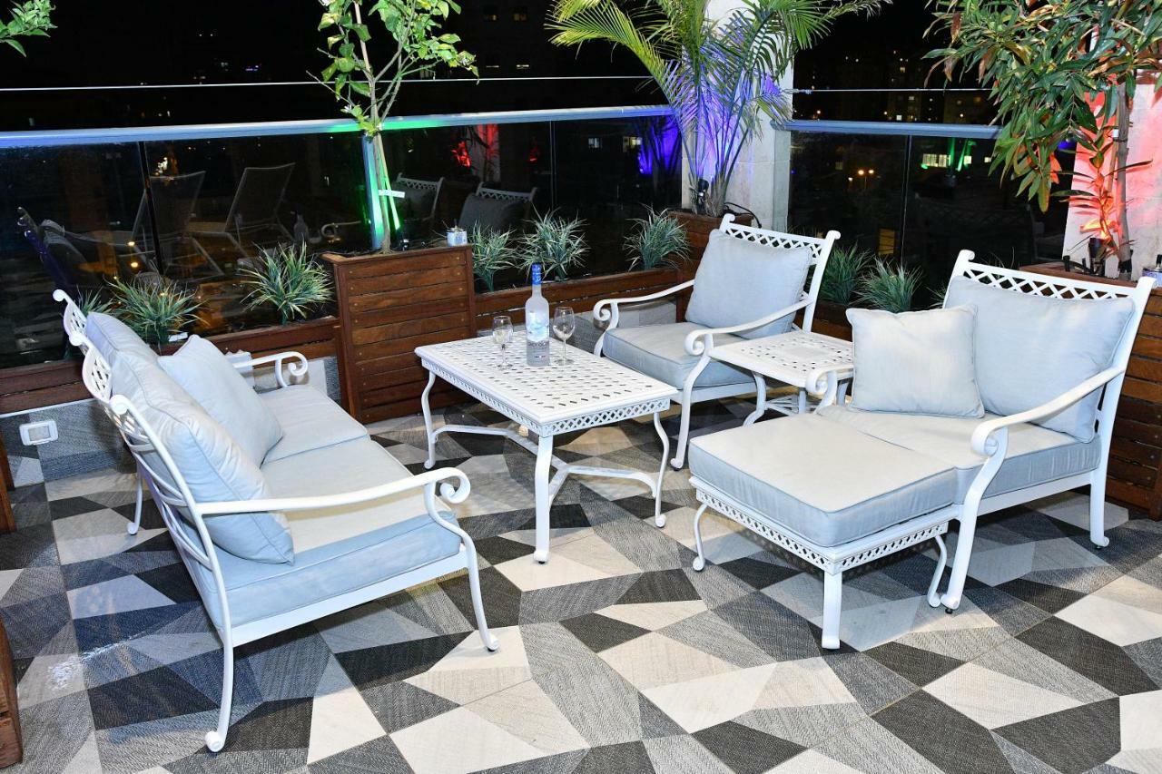 Luxury Rooftop Apartment In Netanya Esterno foto