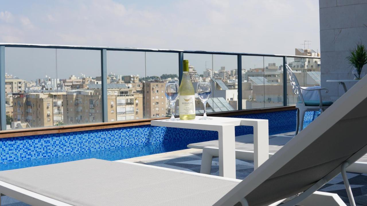 Luxury Rooftop Apartment In Netanya Esterno foto